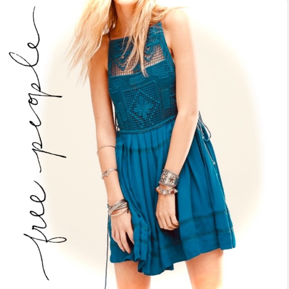 Free People Crochet Dress